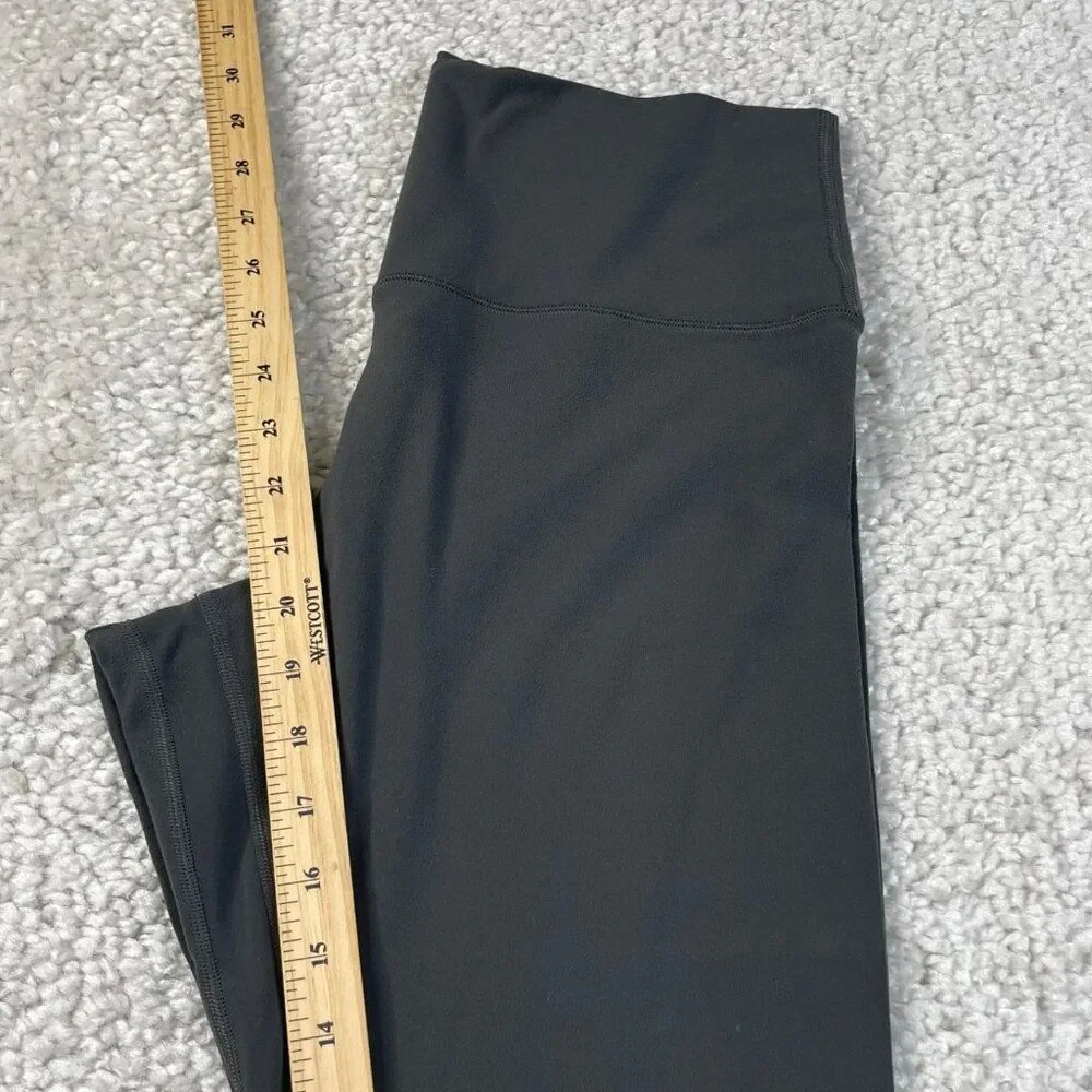 Lululemon Align High Rise Crop Legging Graphite Grey Womens 12